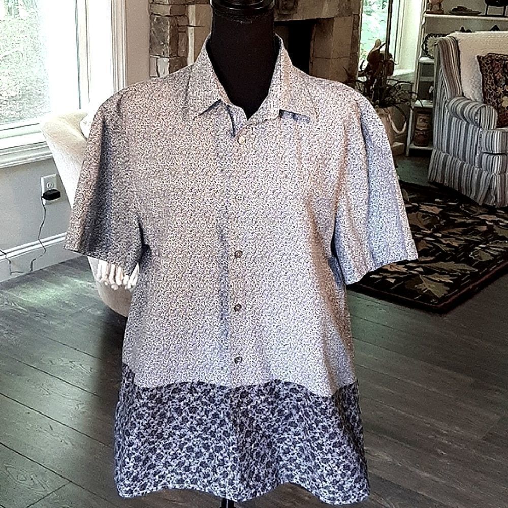 Perry Ellis Cotton Button Down